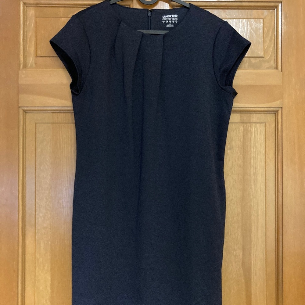 Land’s End Short Sleeve Ponte Dress, 10P